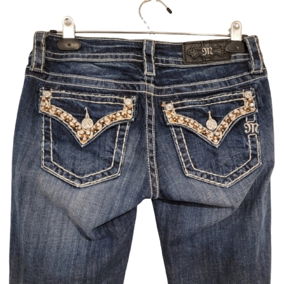 Miss Me Signature Boot Cut Jeans Size 26 - Picture 2 of 12